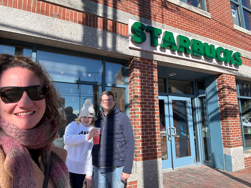 Downtown Old Port Portland ME Starbucks Prints