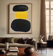 Load image into Gallery viewer, Three Stacked on Spanish Linen