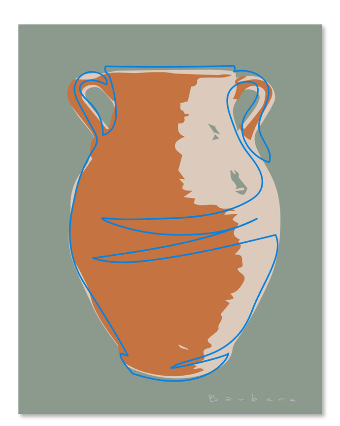 SPANISH OLIVE POT