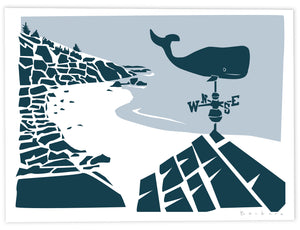 WEATHERVANE WHALE